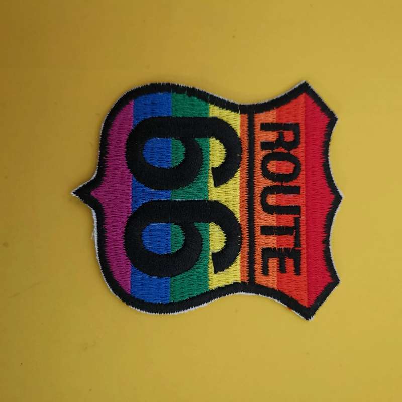 LGBTQ Route 66 Iron on Patch