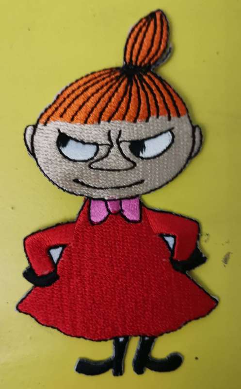 Little May Embroidered Iron on Patch