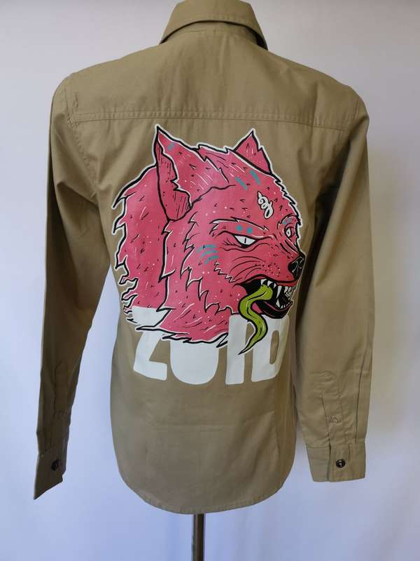 Long Sleeve Green Khaki Shirt