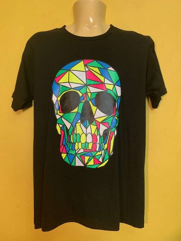 Lumo T-shirt Skull Neon