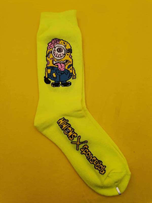 Minion & Sponge Socks