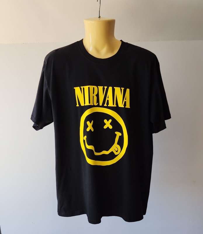 Nirvana Double Sided Black T-shirt
