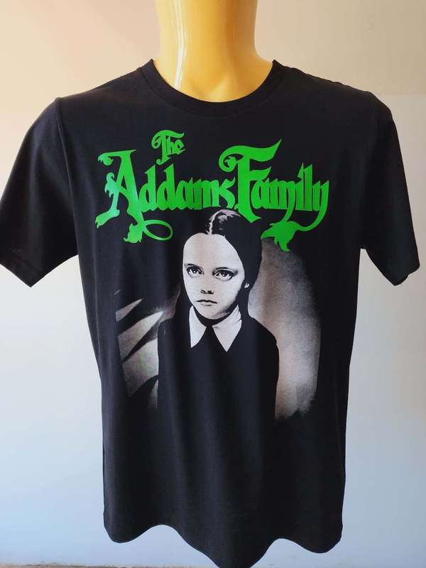 Old School Adams Family Black T-shirt