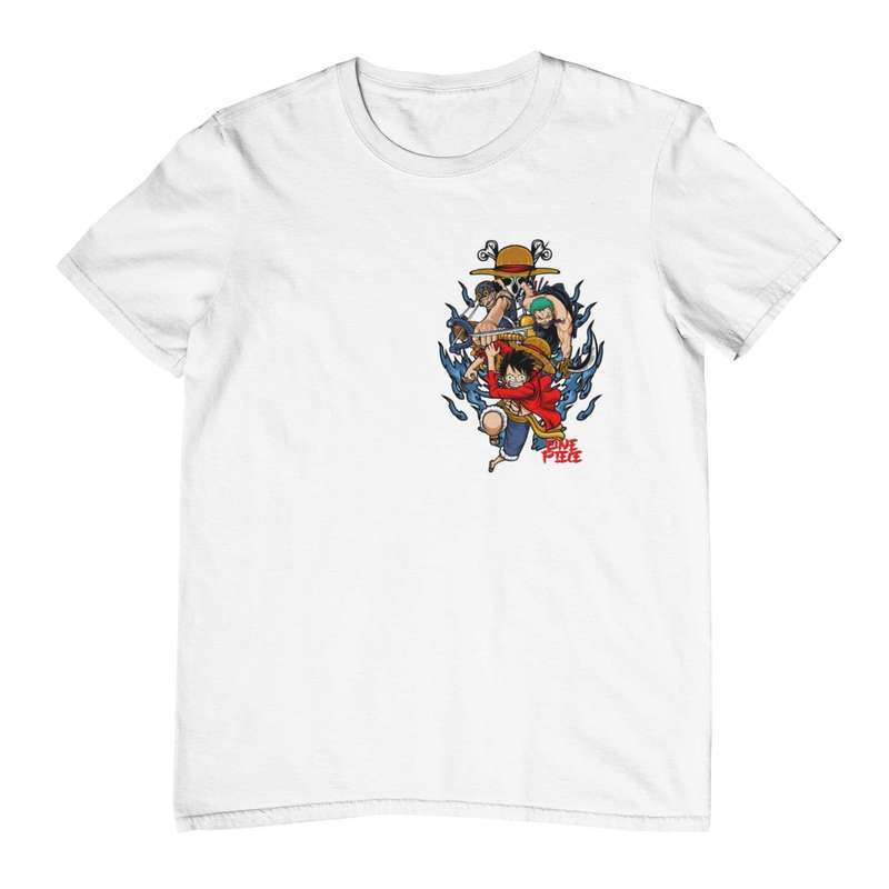 One Piece Characters White T-Shirt
