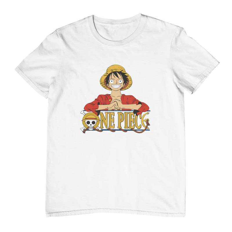 One Piece Luffy White T-Shirt