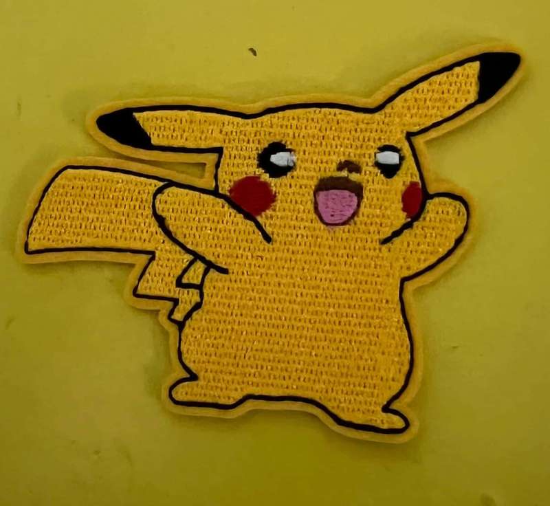 Pikachu Iron on Patch