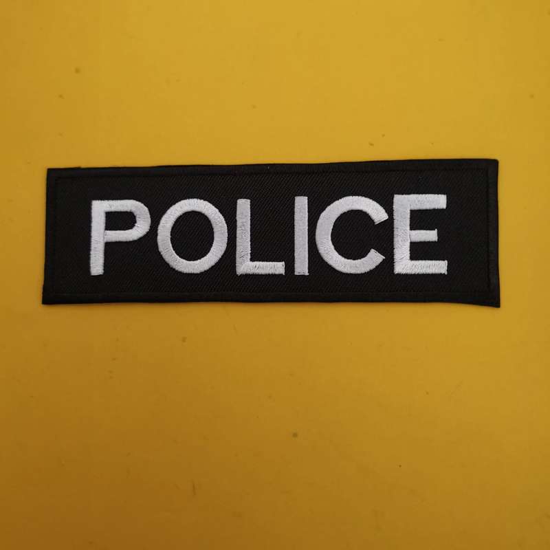 Police Iron on Patch
