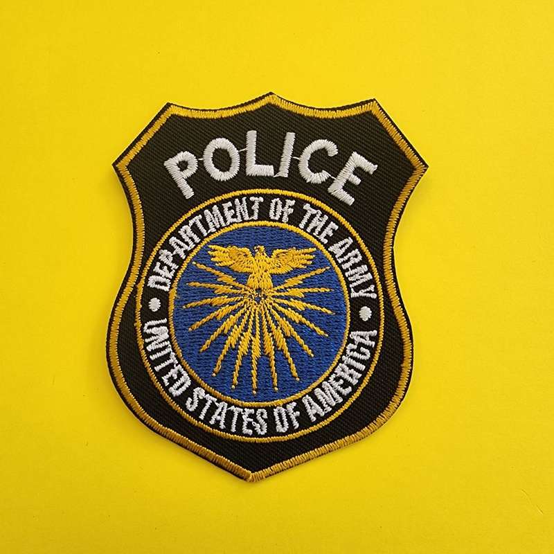 Police Iron on Patch