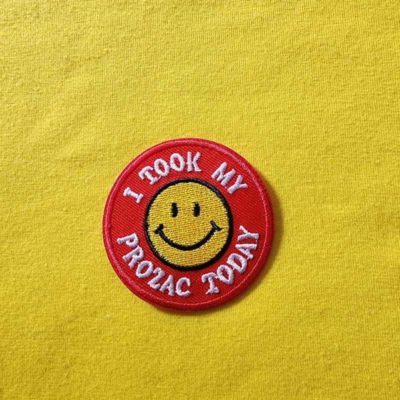 Prozac Iron on Patch