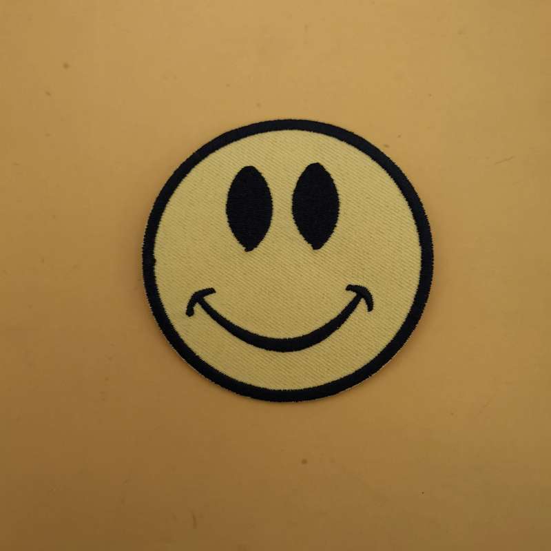 Sad smiley Iron on Patch