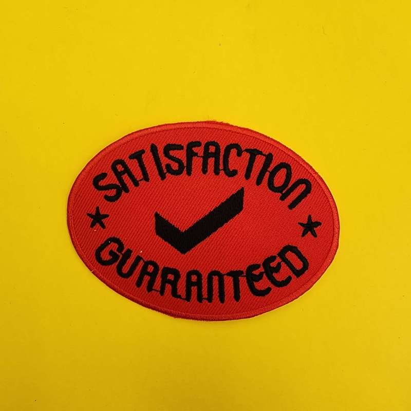 Satusfaction Iron on Patch