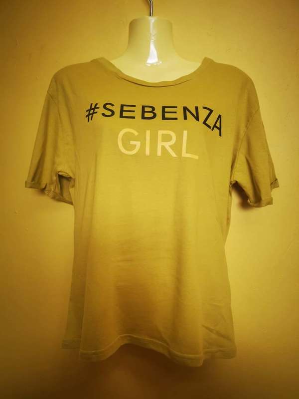 Sebenza Girl Light Mustard/Olive T-shirt