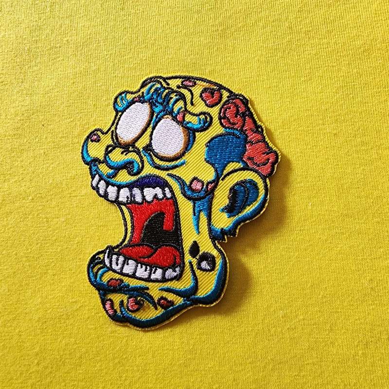 Skull scream Iron on Patch