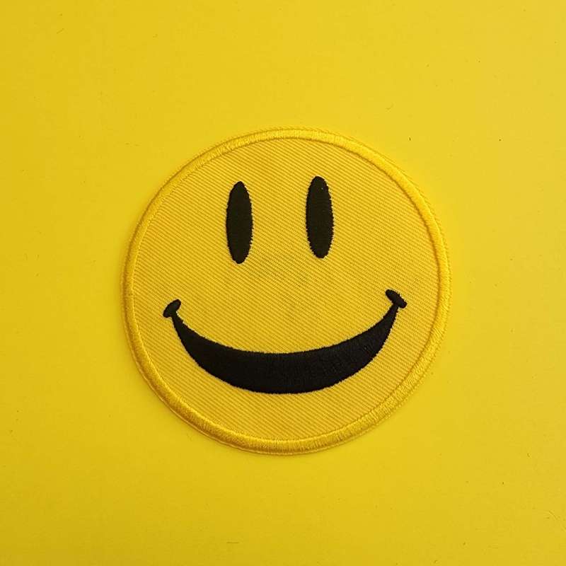 Smiley Iron on Patch