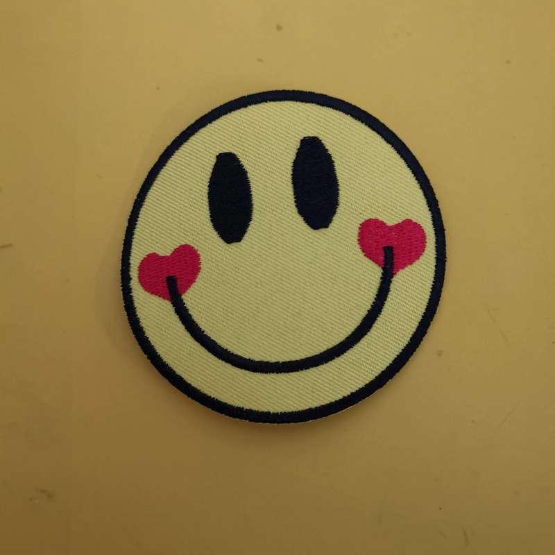 Smiley Iron on Patch