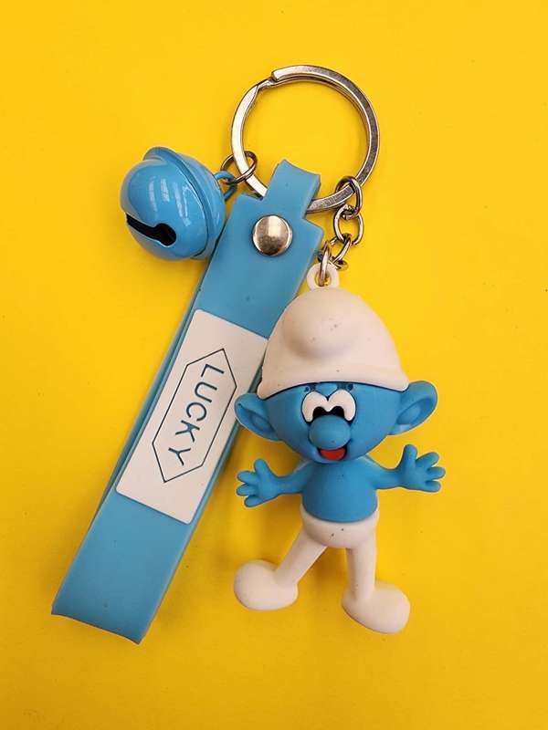 Smurf Keychain