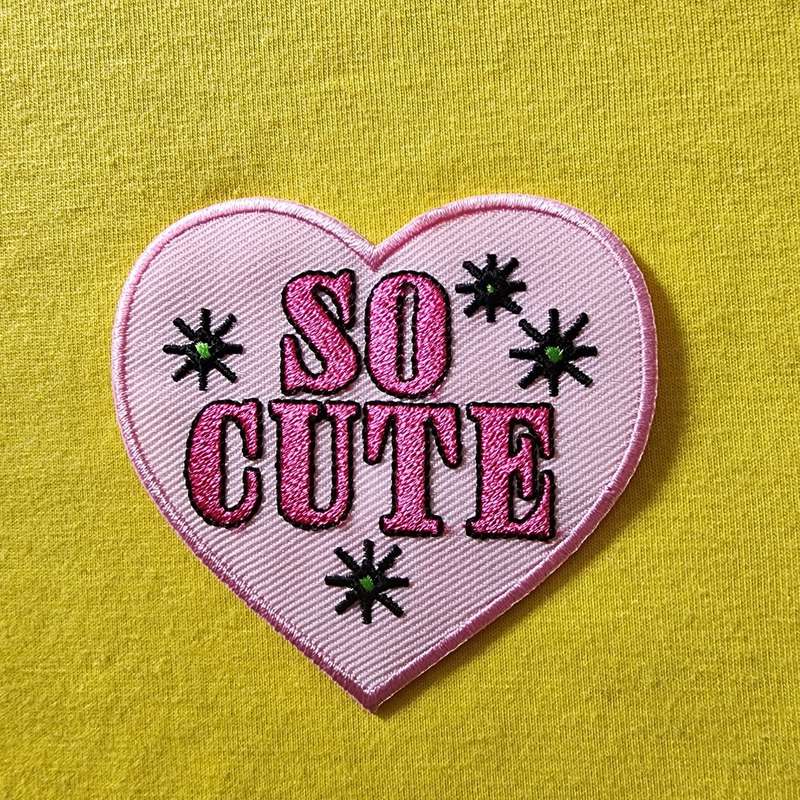 So Cute Iron on Patch