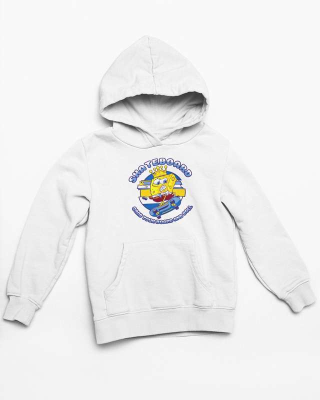 Spongebob White Hoodie