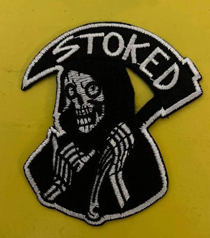 Stoked Iron on Patch