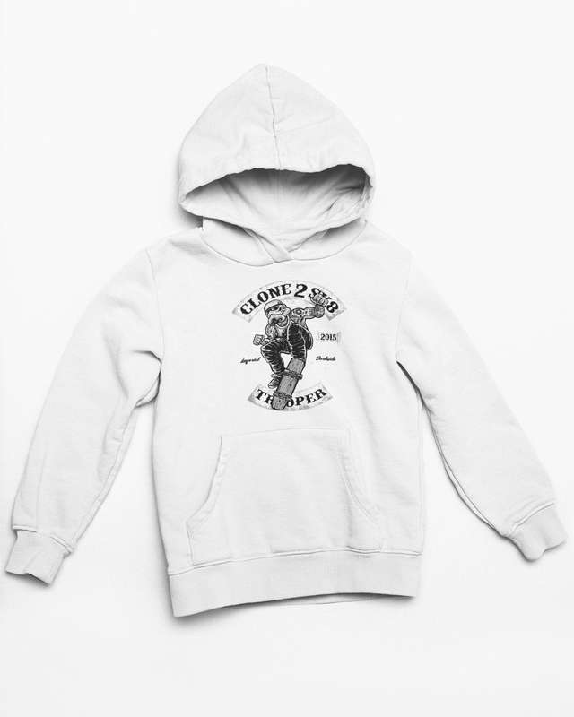 Trooper White Hoodie