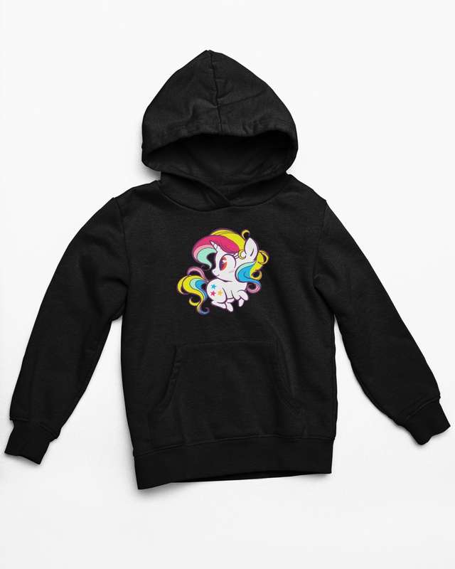Unicorn Black Hoodie
