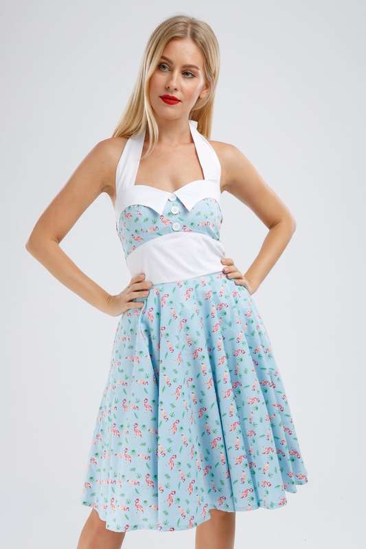 Vintage-inspired Pin-up Dress