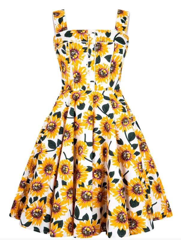 Vintage-inspired Pin-up Dress