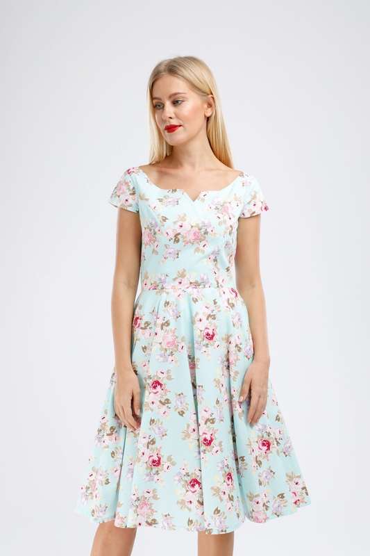 Vintage-inspired Pin-up Dress