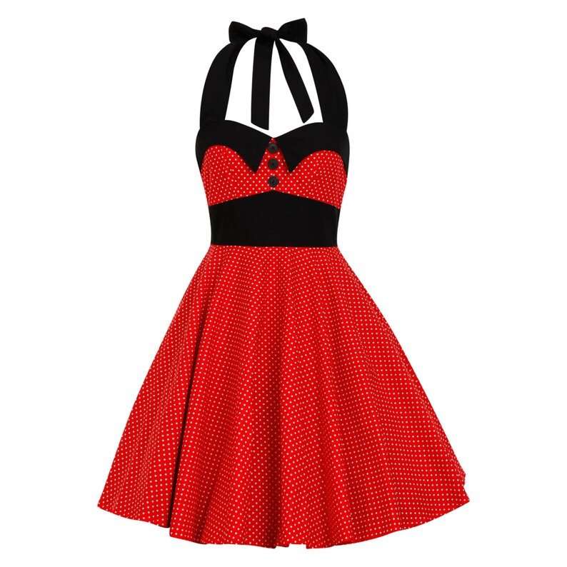 Vintage-inspired Pin-up Dress