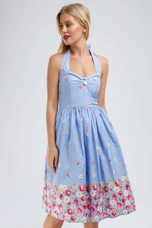 Vintage-inspired Pin-up Dress