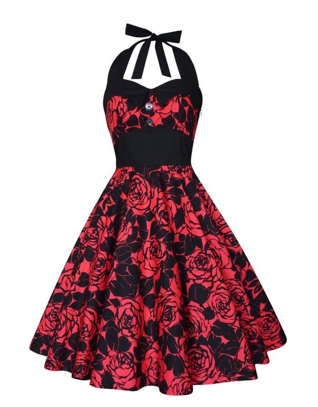Vintage-inspired Pin-up Dress