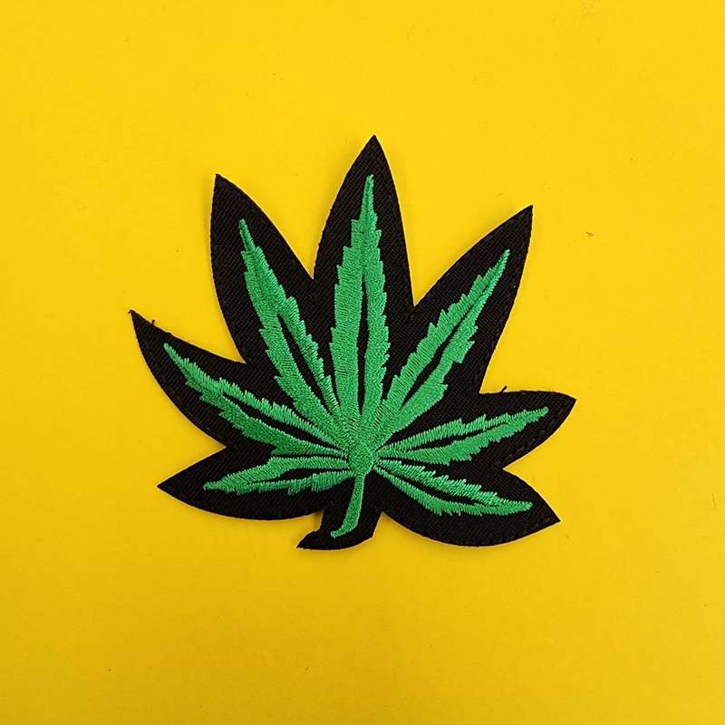 Weed Iron on Patch
