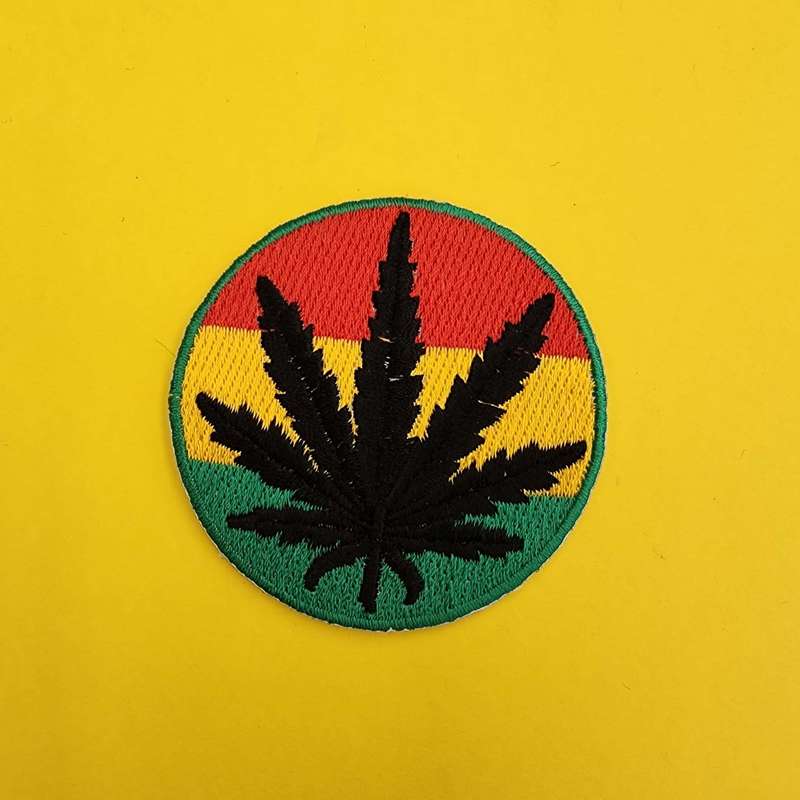 Weed Iron on Patch
