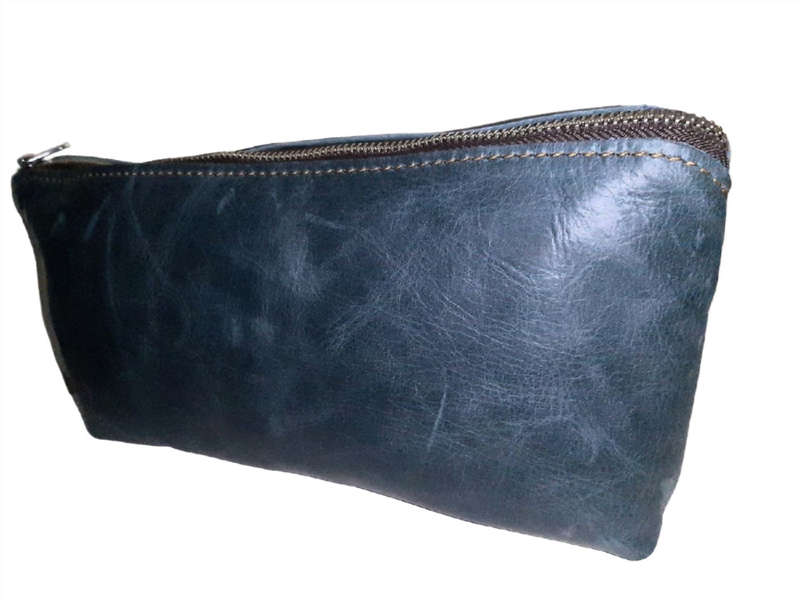 Makeup Purse  xl - Toffee blue