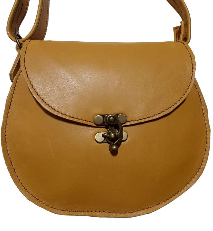 D Bag small leather bags - Yellow