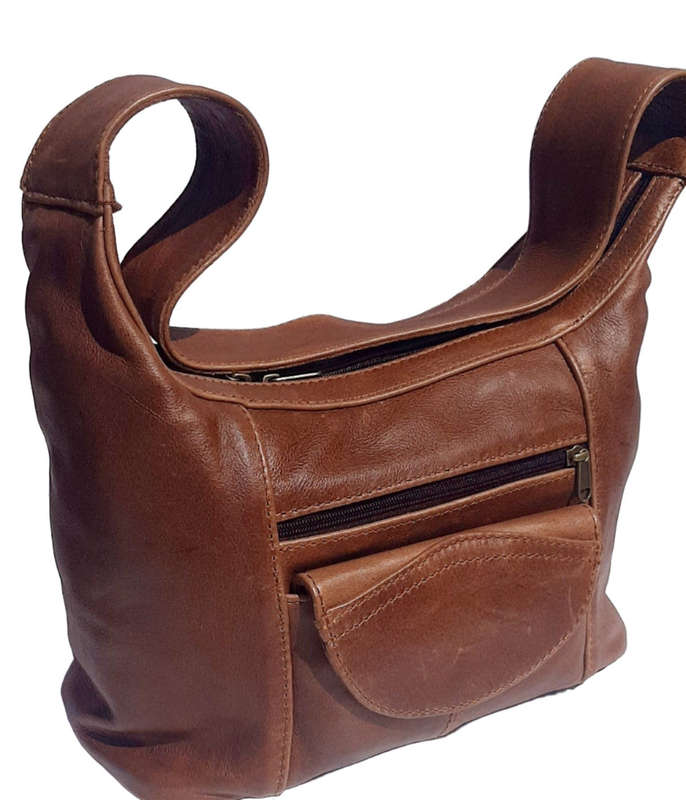 Gb7 leather bags with flap