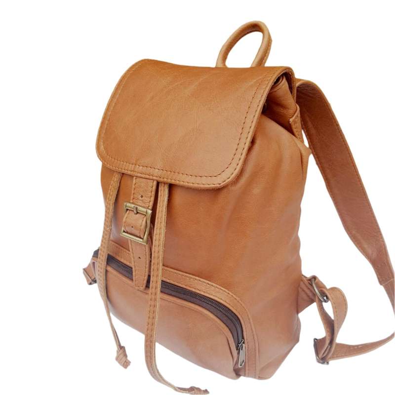 Leather Backpacks flap