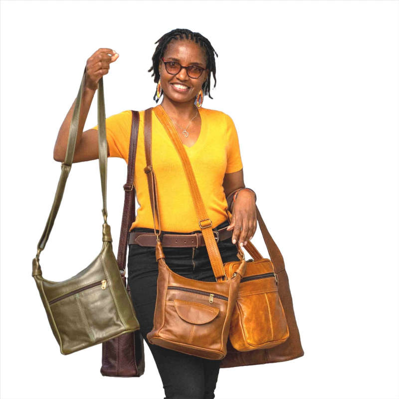 SH medium leather bags