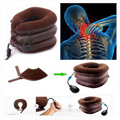 cervical neck traction pillow