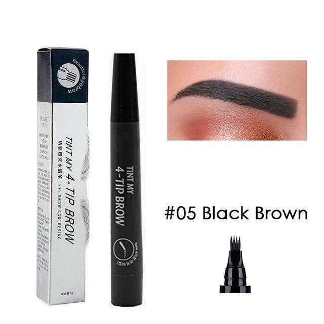MICROBLANDING 4 TIP LIQUID EYEBROW PENCIL TINT - 5