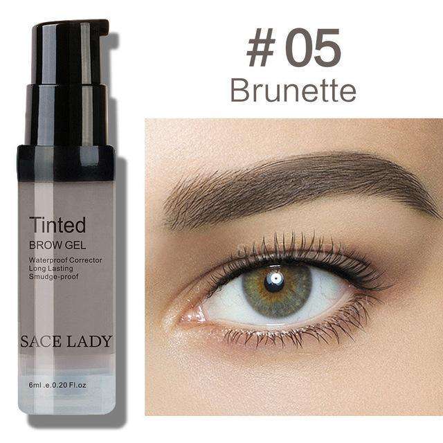 SACE LADY TINTED EYEBROW GEL LONG LASTING WATERPROOF BROW MAKEUP - 5 Brunette