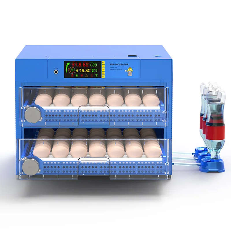 120 EGG AUTOMATIC ROLLER INCUBATOR DUAL VOLTAGE - BLUE