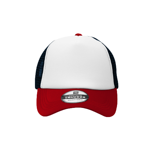 Three-Toned Trucker Cap