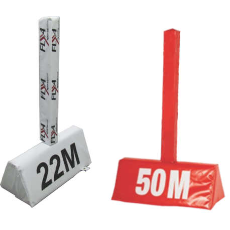 Rugby Field Marker Wedge and Flag