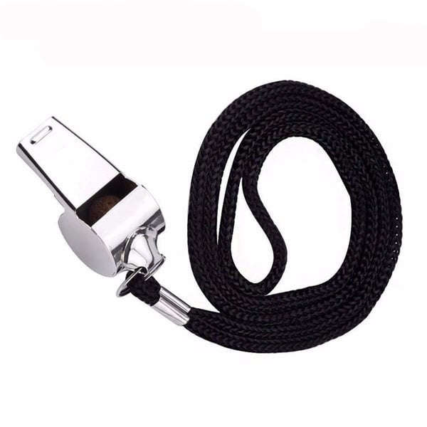 Metal Whistle & Lanyard