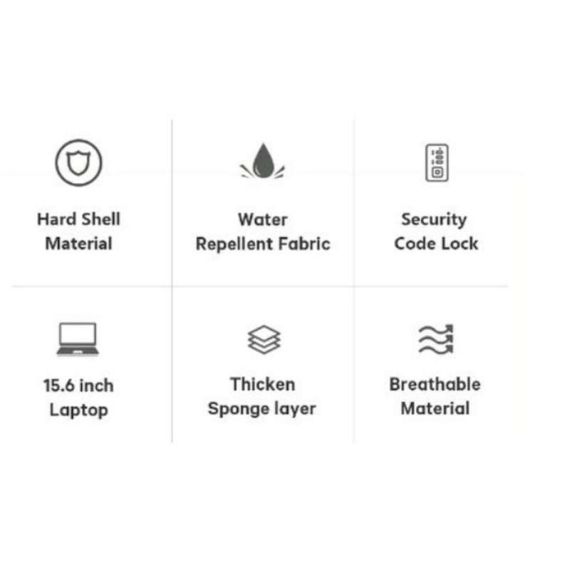 Hard Shell Large Capacity Business Travel Backpack