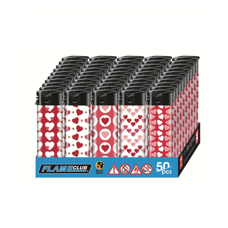 N2 Electronic Refillable Adjustable Designed Lighter - Pack (50's)