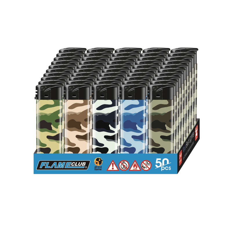 N2 Electronic Refillable Adjustable Designed Lighter - Pack (50's)