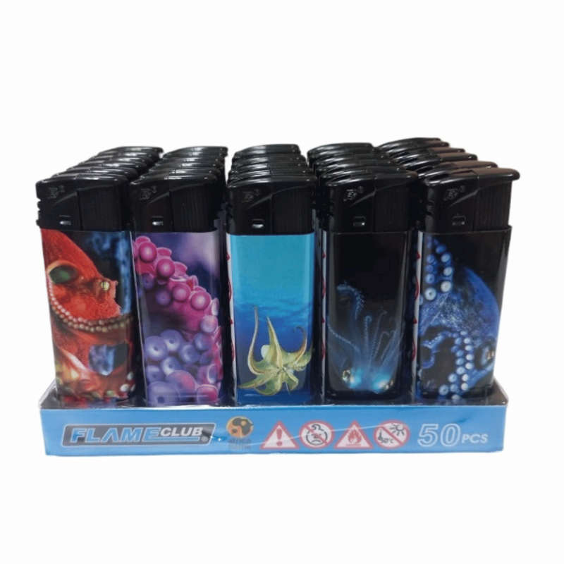 N2 Electronic Refillable Adjustable Designed Lighter - Pack (50's)