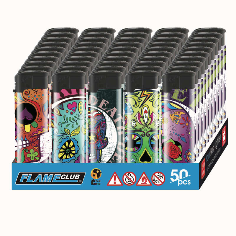 N2 Electronic Refillable Adjustable Designed Lighter - Pack (50's)